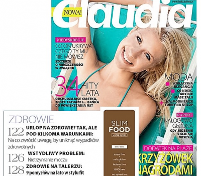 SLIM FOOD na łamach czasopisma Claudia
