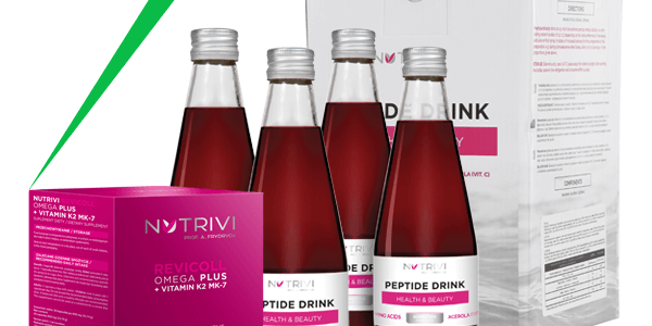 Peptide Drink Health & Beauty i Revicoll Omega Plus + Vitamin K2MK7